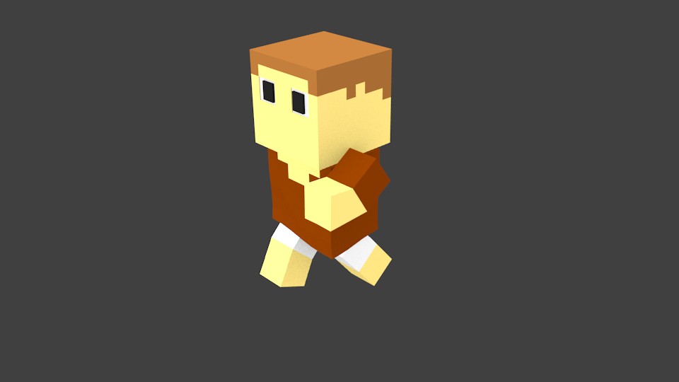 Voxel Low Poly People BGE Ready preview image 1